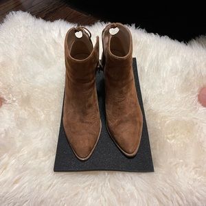 Stuart weitzman suede booties